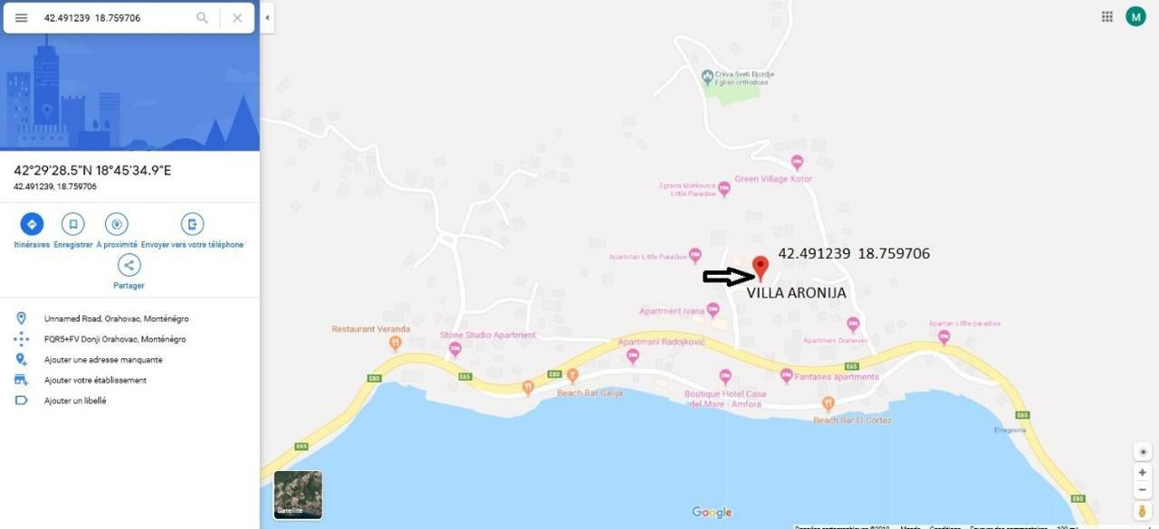 Villa Aronija Kotor Ngoại thất bức ảnh